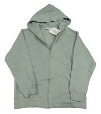 Nové - světlekhaki prepínaci mikina s kapucňou H&M