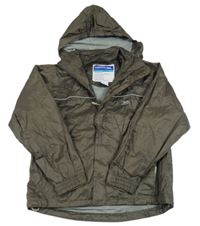 Tmavošedohnědá šušťáková funkčná jarná bunda s odopínacíá kapucňou TRESPASS