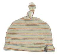 Pruhovaná zamatová čapica so sloníkem SeRGeNT MaJoR