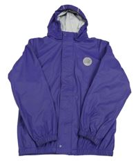 Tmavofialová nepromokavá bunda s odopínacíá kapucňou LEGO