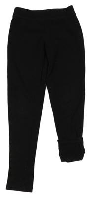 Černé teplákové zateplené legíny PRIMARK