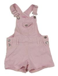 Svetloružové rifľové na traké kraťasy POCOPIANO