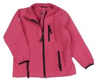 Tmavorůžová softshellová bunda COLOR KIDS