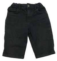 Černé skinny riflové kraťasy Denim Co.