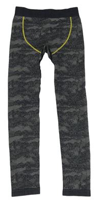 Tmavomodré army spodní funkční kalhoty Crane