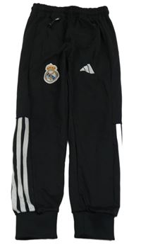 Černé fotbalové tepláky - Real Madrid Adidas