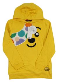 Nové - Hořčicová mikina s Pudseym a kapucí George