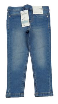 Nové - Modré mid rise džegíny Denim Co.