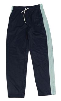 Tmavomodro-světlemodré sportovní tepláky Tex