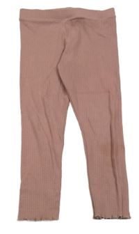 Staroružové rebrované legíny Primark