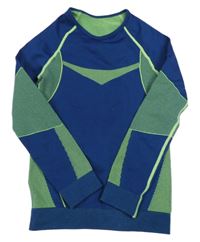 Tmavomodré spodné funkčné tričko Crivit