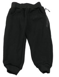 Čierne chino tepláky