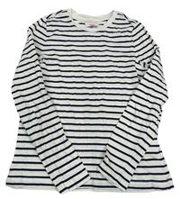 Bílo-černé pruhované triko Vero Moda