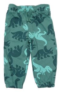 Zelené tepláky s dinosaury Primark