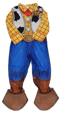 Kostým - modro-žlutý overal - Woody Disney