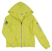 Neónově žltá prepínaci mikina s kapucňou