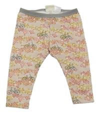 Staroružové vzorované legíny s bicyklami Zara