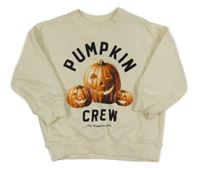 Smotanová mikina s dýněmi F&F