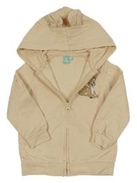 Smotanová prepínaci mikina s Bambim a kapucňou Disney