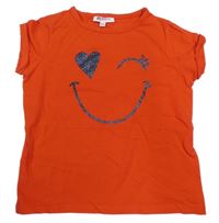 Červené tričko so smajlíkom