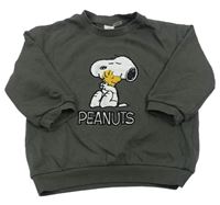 Antrcitová mikina so Snoopym H&M