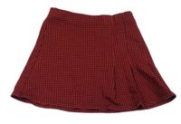 Červeno-čierna kockovaná sukňa zn. Next