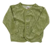 Zelená zamatová prepínaci mikina C&A