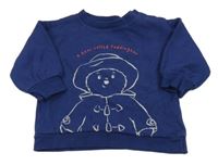 Tmavomodrá mikina s Paddingtonem