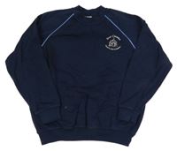 Tmavomodrá oversize mikina s výšivkou O´neills