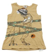 Nové - Béžové tielko s dinem - Jurský svět Pep&Co