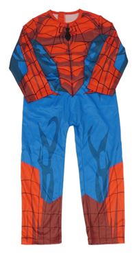 Kostým - Červeno-světlemodrý overal - Spiderman Primark