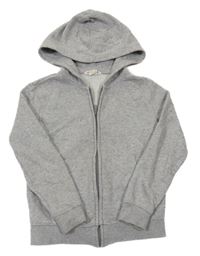 Sivá prepínaci mikina s kapucňou H&M