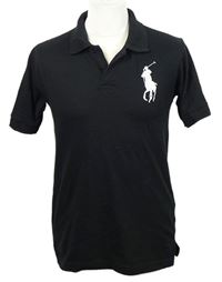 Pánske čierne polo tričko s logom zn. Ralph Lauren