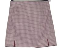 Dámska ružovo-biela kockovaná sukňa Shein