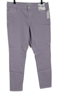 Nové - Dámské lila skinny rifle George 