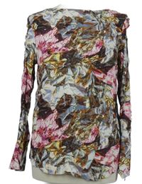 Dámská barevná květovaná halenka 