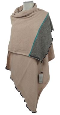 Dámská starorůžovo-šedá šála McKernan 