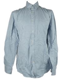 Pánská světlemodro-bílá kostičkovaná košile Charles Tyrwhitt 