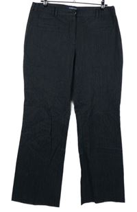 Dámské tmavomodré proužkované kalhoty Wissmach 