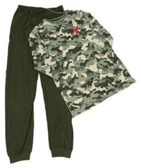 -Nové Army-khaki pyžama Primark
