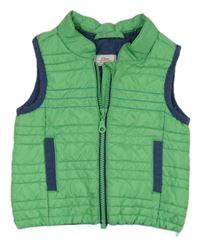 Zelená šušťáková zatepelná vesta S. Oliver