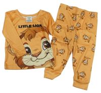 Oranžové pyžamo se lvy Shein