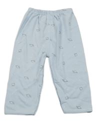 Svetlomodré ľahké tepláky so slimákmi