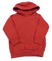 Červená mikina s dinem a kapucňou Next