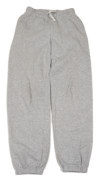 Sivé melírované cuff tepláky H&M