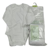 4x biele body M&S