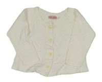 Biele prepínaci tričko s perforovaným vzorom