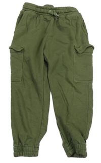 Khaki tepláky s kapsami H&M