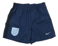 Tmavomodré fotbalové kraťasy - England Nike