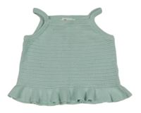 Světlemodrý pletený crop top H&M